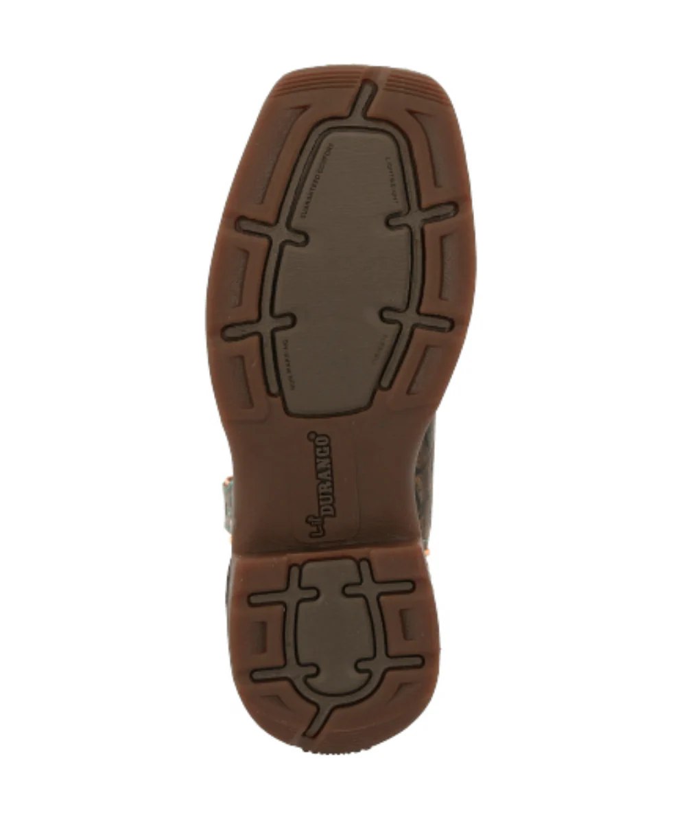 Durango Little Kids' Lil' Rebel Gator Embossed Boot - Image 7