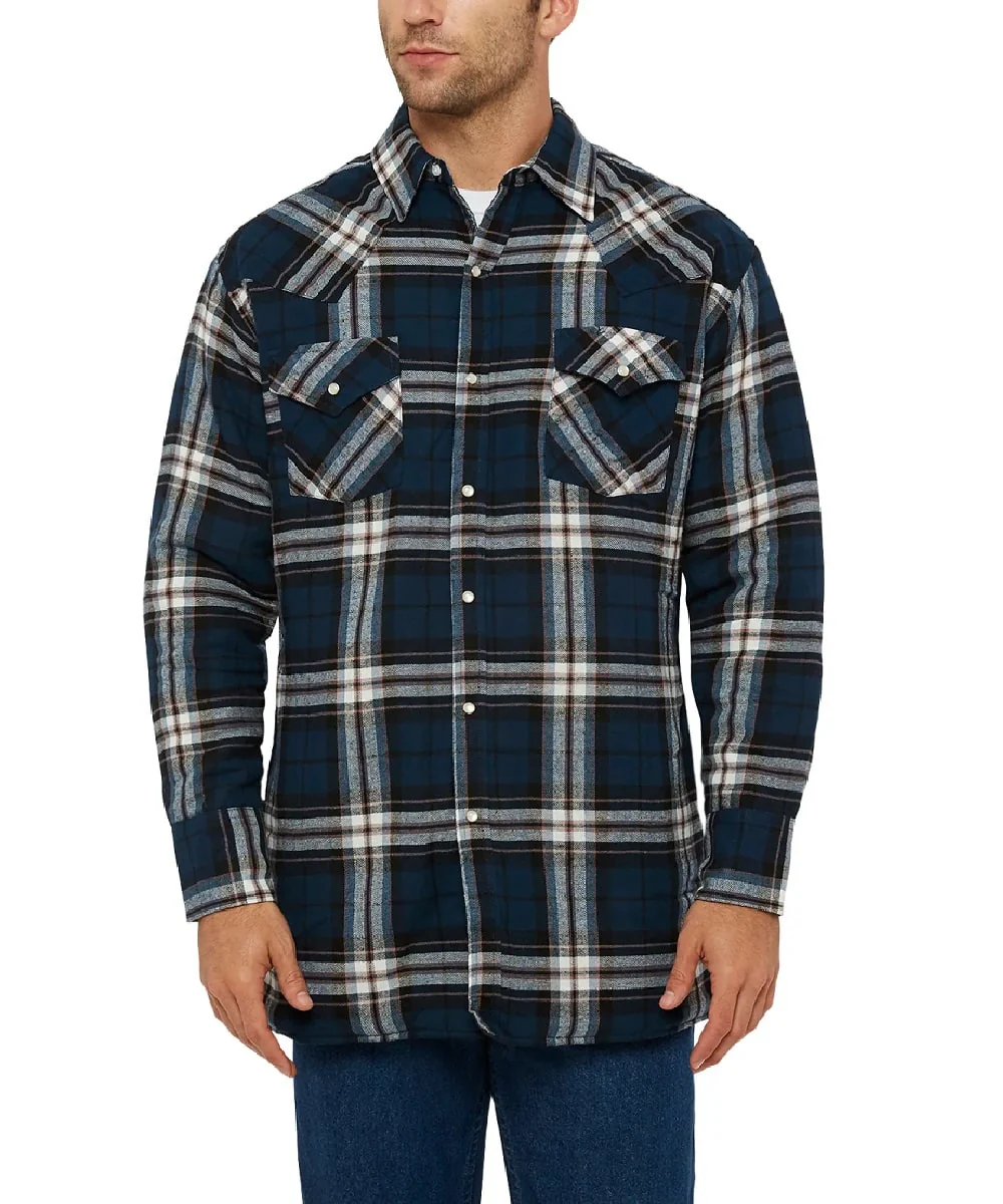 Ely Cattleman Men's Flannel Snap Shirt - Image 2