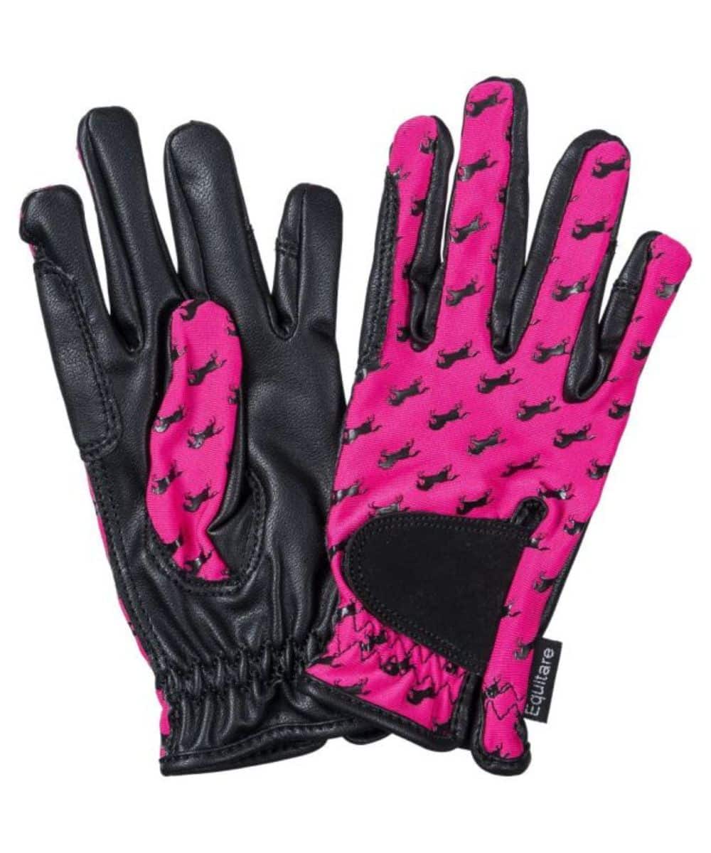 Equitare Youth Lycra Grip Riding Gloves - Image 3