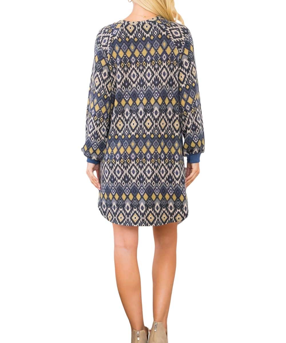 Fashion Square Women's Diamond Dress - Image 2