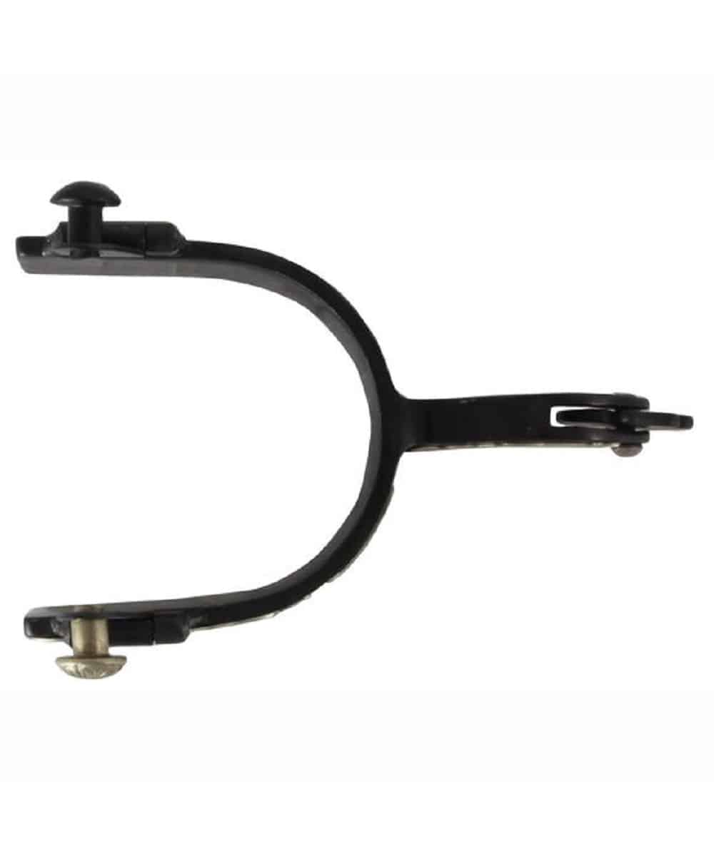 FES Women's Black Filigree Cloverleaf Spurs - Image 2