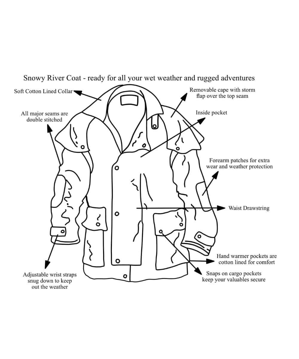 Fox Fire Short Snowy River Riding Coat - Image 5
