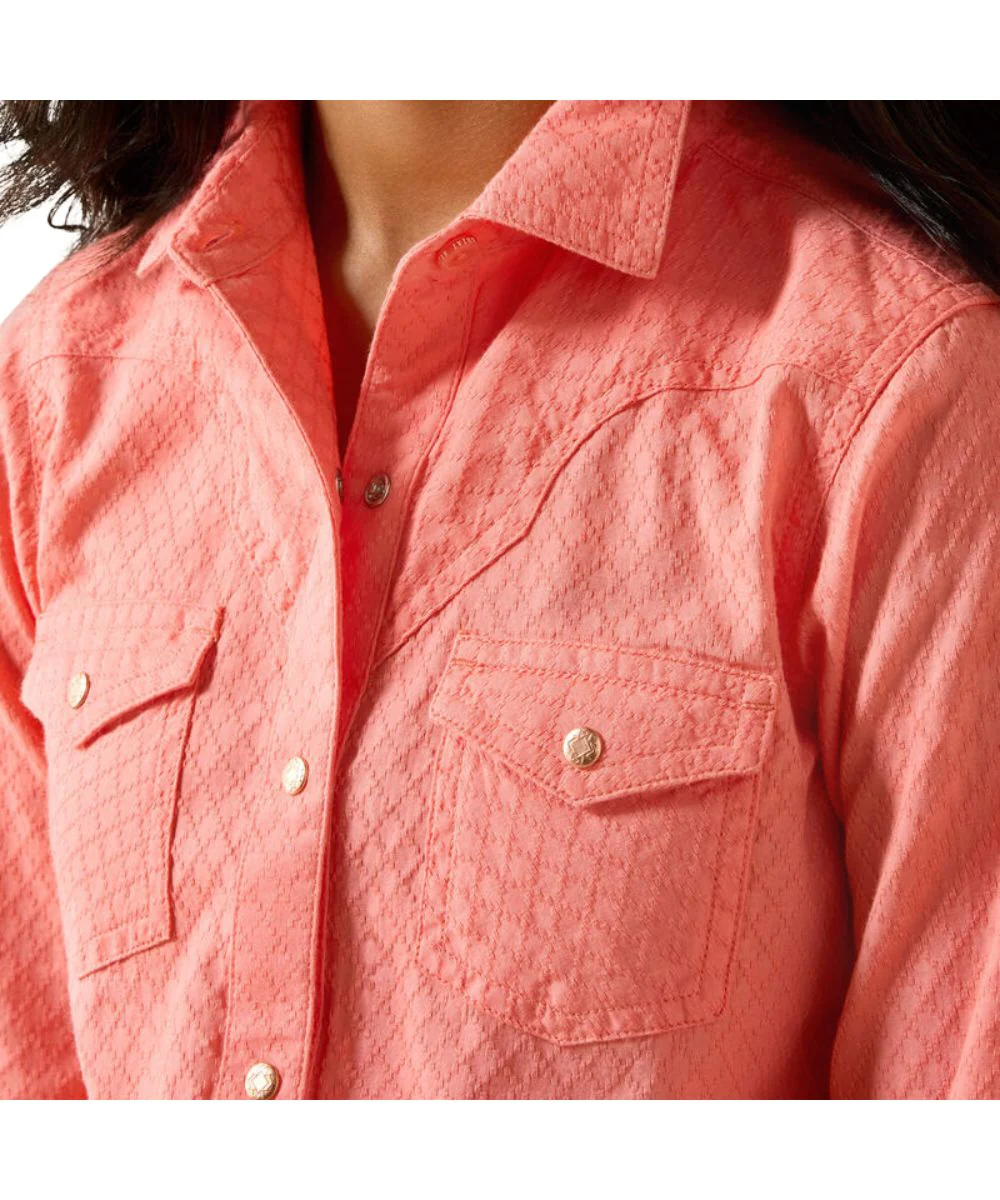 Ariat Girls' Amanda Snap Shirt - Image 3