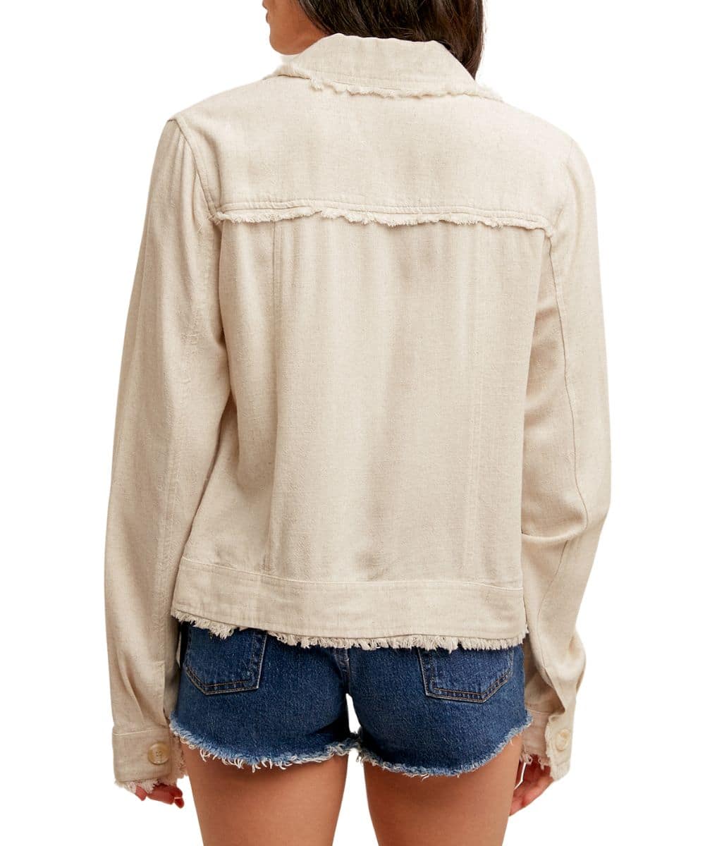 Hem & Thread Women's Linen Jacket - Image 2