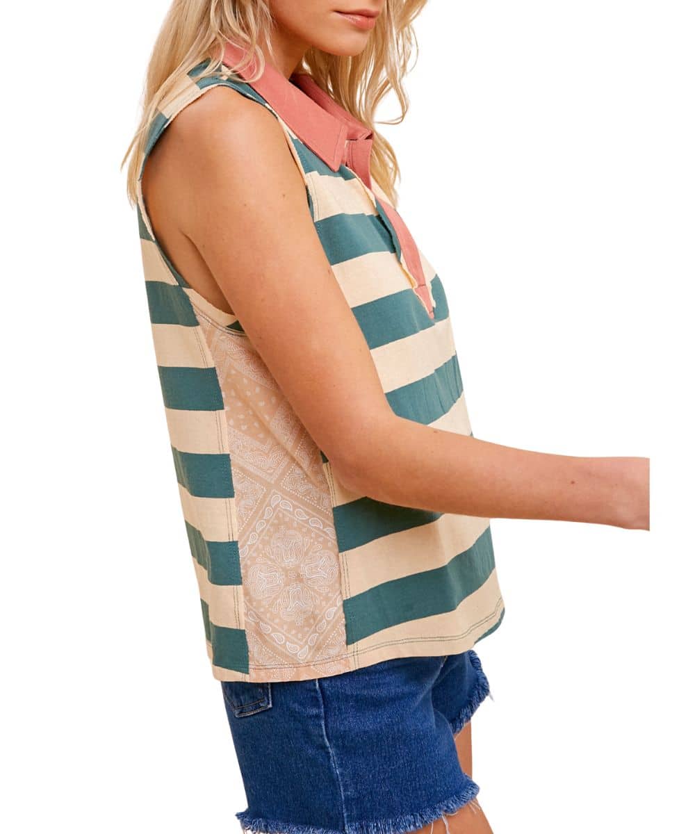 Hem & Thread Women's Muscle Tank Top - Image 3