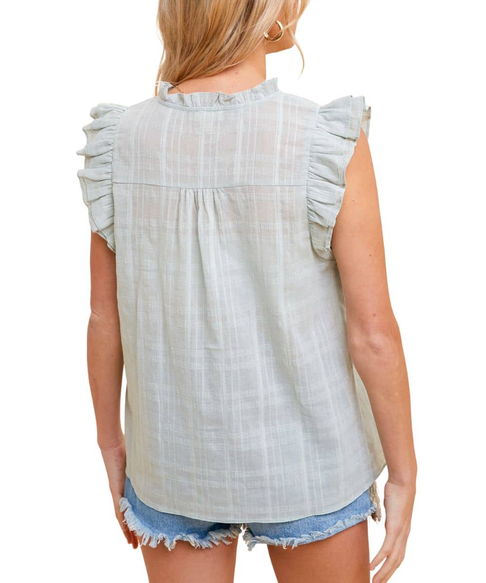 Hem & Thread Women's Ruffled Blouse - Image 2