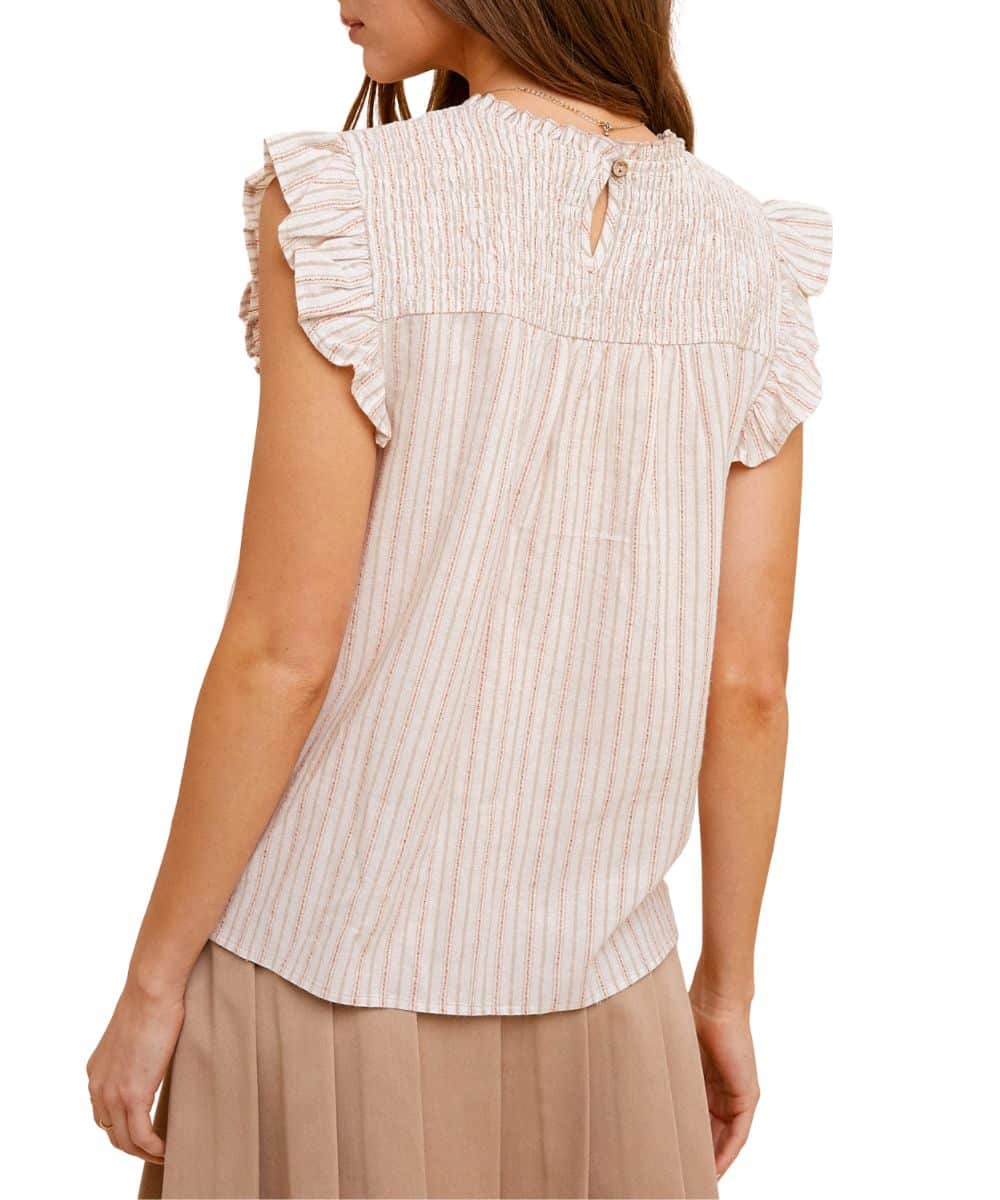 Hem & Thread Women's Striped Blouse - Image 2