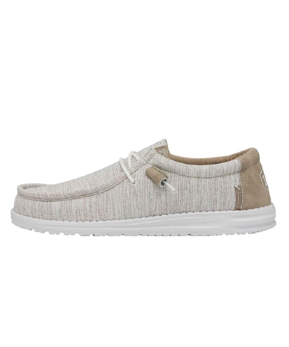 Hey Dude Men's Ivory Coast Ascend Woven Wally Shoe - Image 2