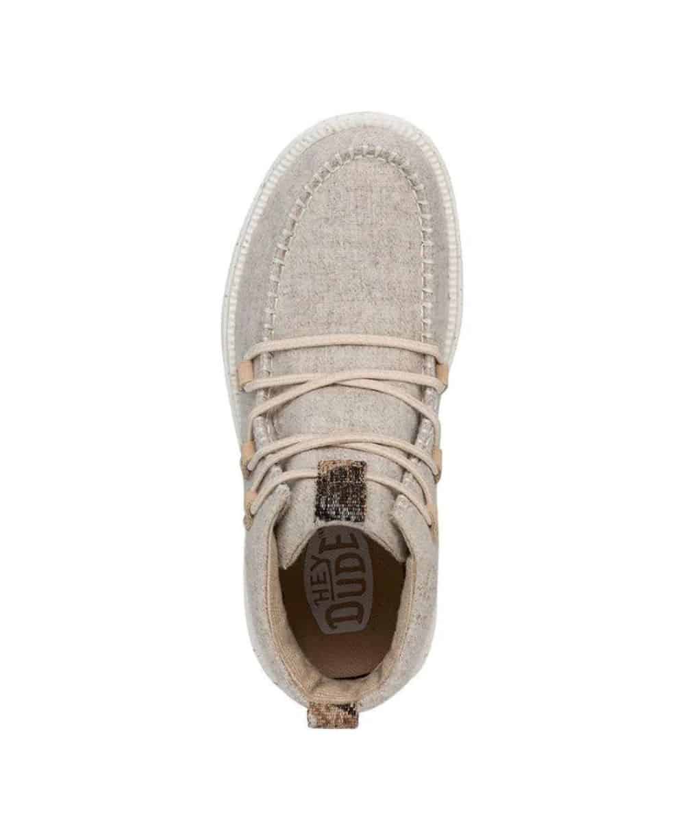 Hey Dude Women's Light Grey Reyes Boot - Image 3