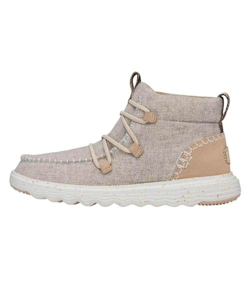 Hey Dude Women's Light Grey Reyes Boot - Image 5