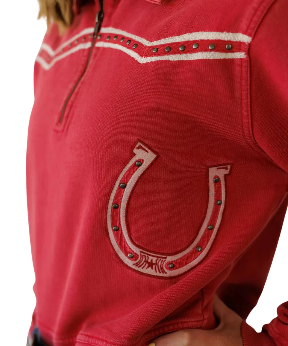 Howdy Hanny Women's 1/4 Zip Pullover - Image 3