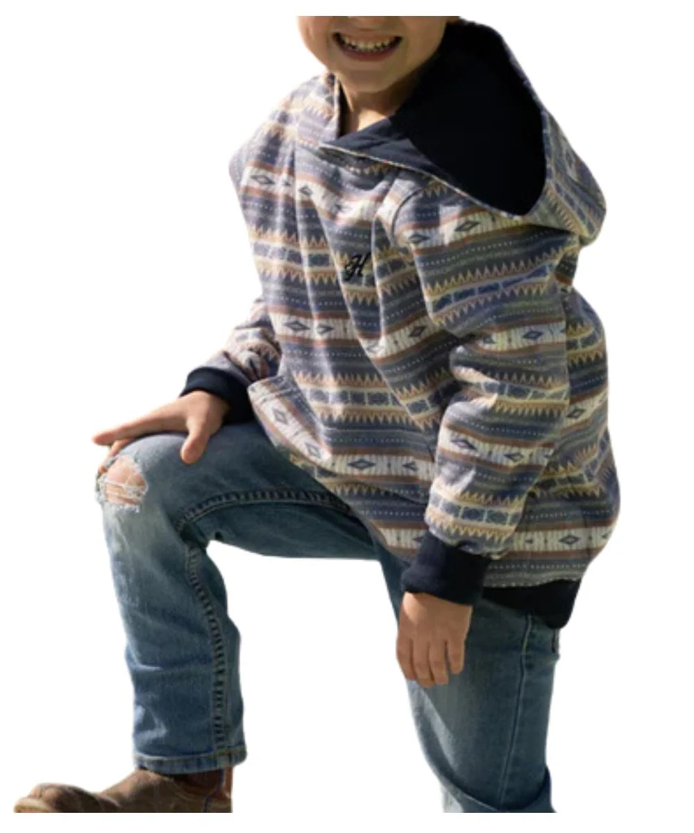 Hooey Boys' Aztec Striped Legendary Hoodie - Image 3
