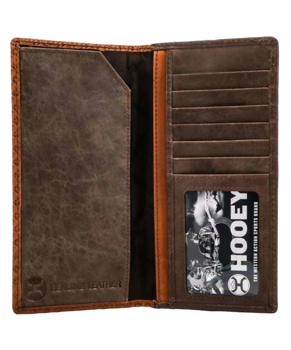 Hooey Men's Hands Up Basket Weave Rodeo Wallet - Image 3