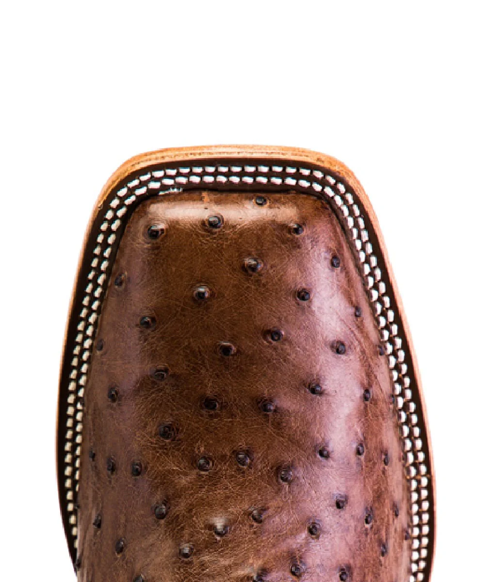 Horse Power Men's Full Quill Ostrich Boot - Image 2