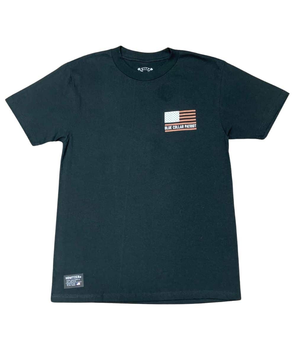 Howitzer Men's Blue Collar Tee - Image 2