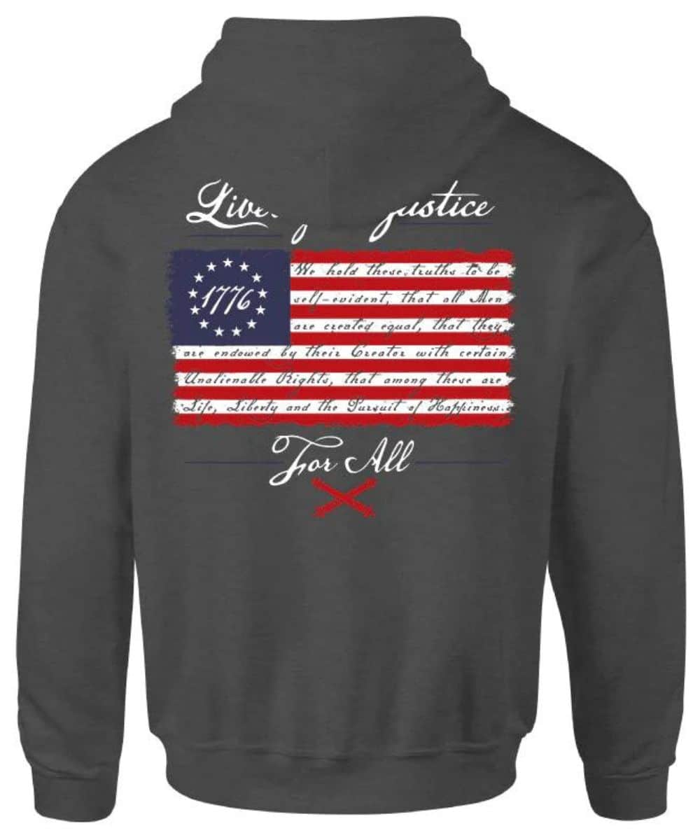 Howitzer Men's Liberty And Justice Hoodie - Image 2