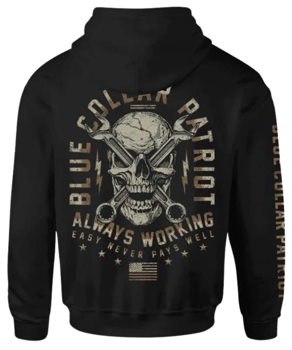 Howitzer Men's Working Skull Hoodie