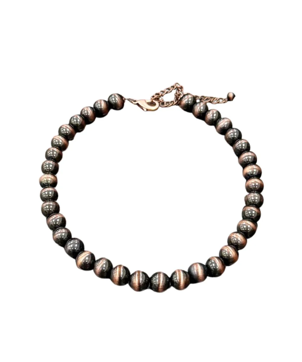 Isac Trading Women's Copper Tone Western Necklace - Image 2