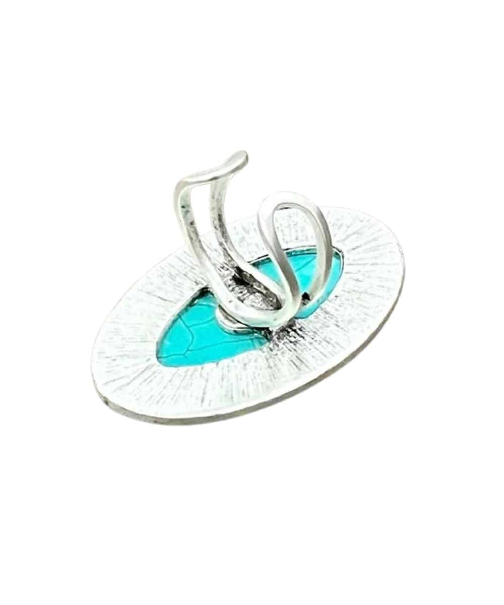 Isac Trading Women's Turquoise Ring - Image 2