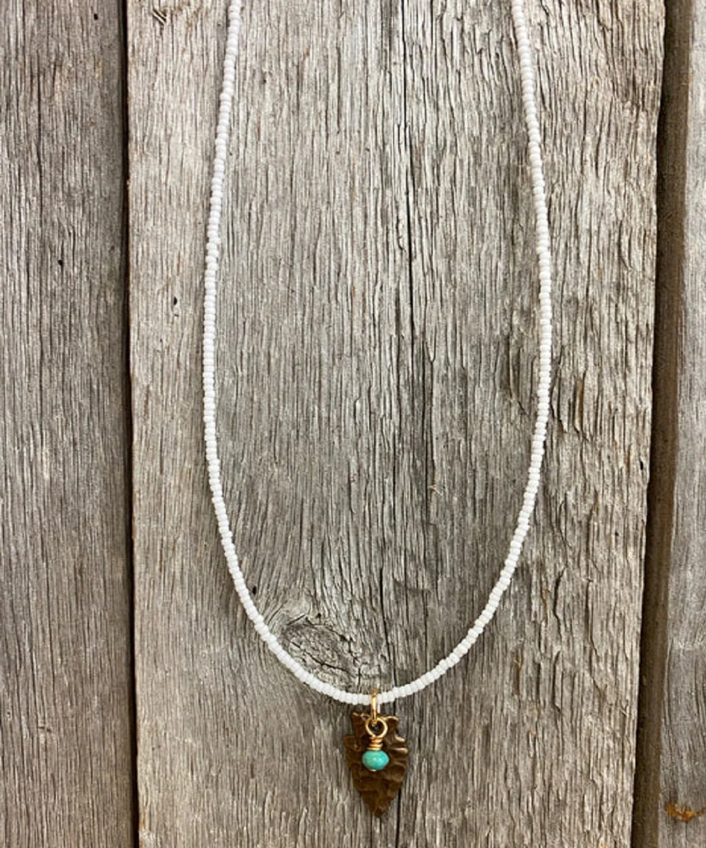 J. Forks Women's Arrowhead Necklace - Image 2