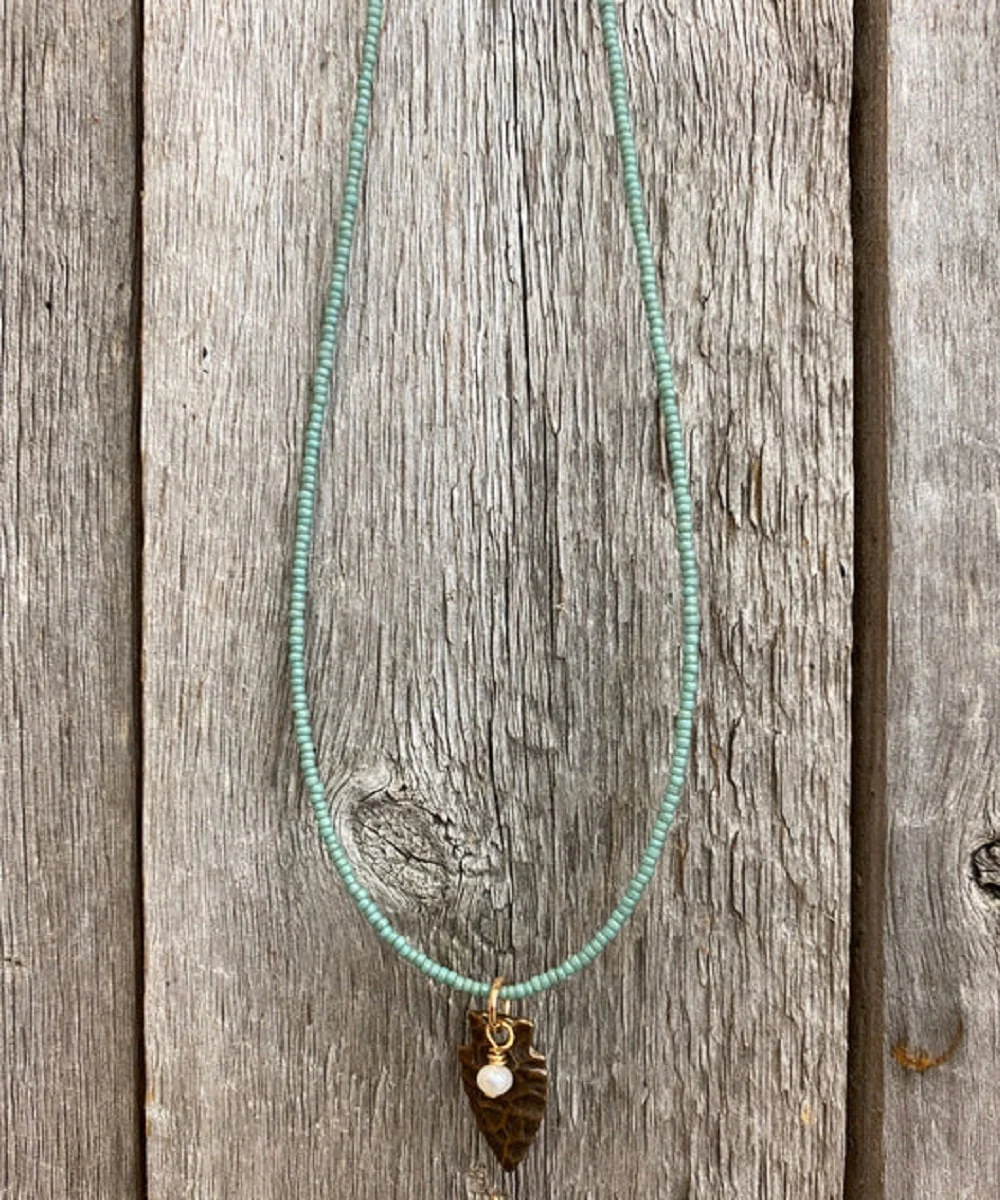 J. Forks Women's Arrowhead Necklace - Image 3