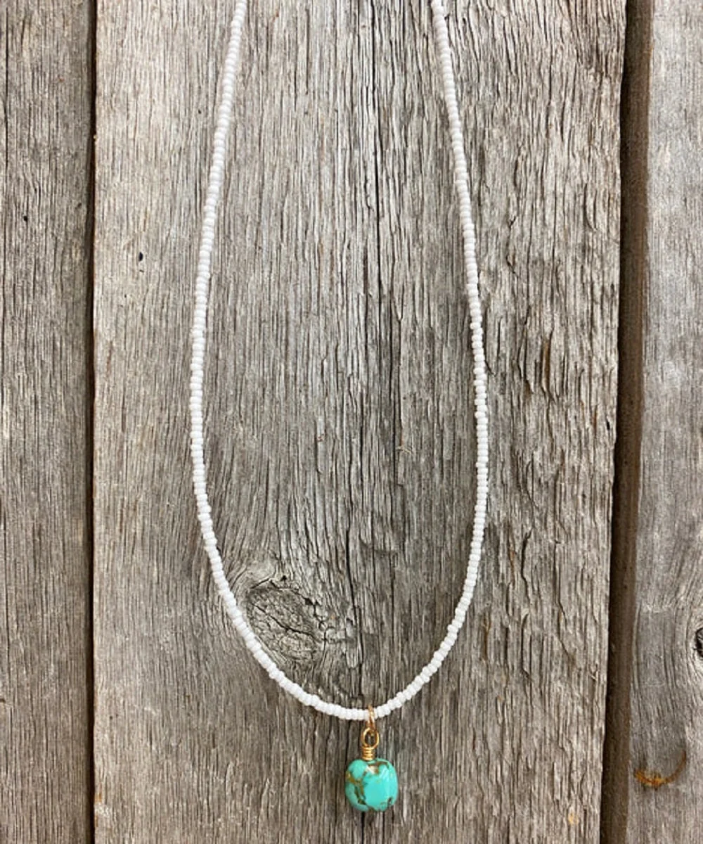 J. Forks Women's Seed Necklace - Image 2