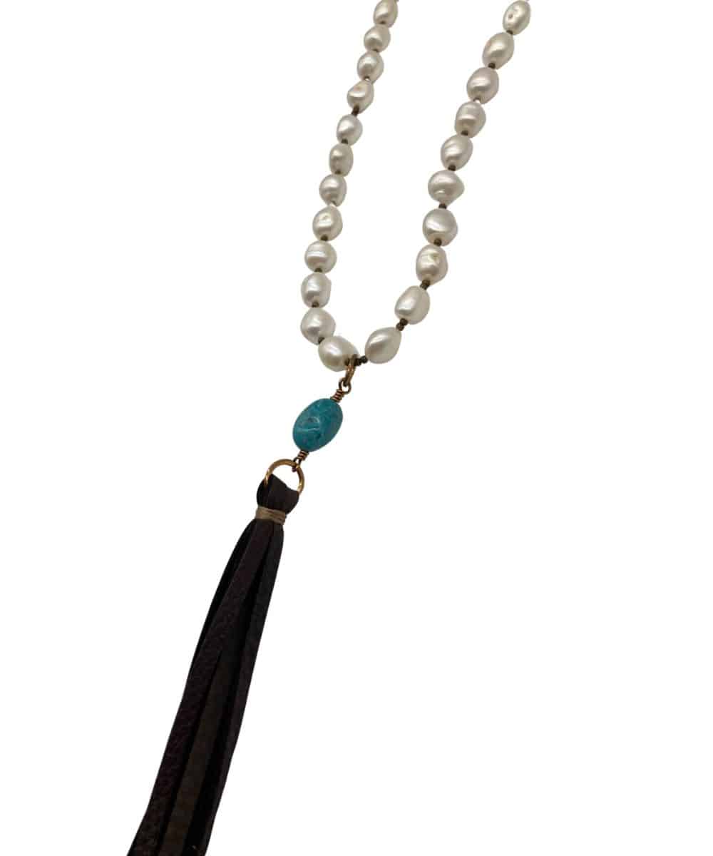 J. Forks Women's Pearl Necklace - Image 2