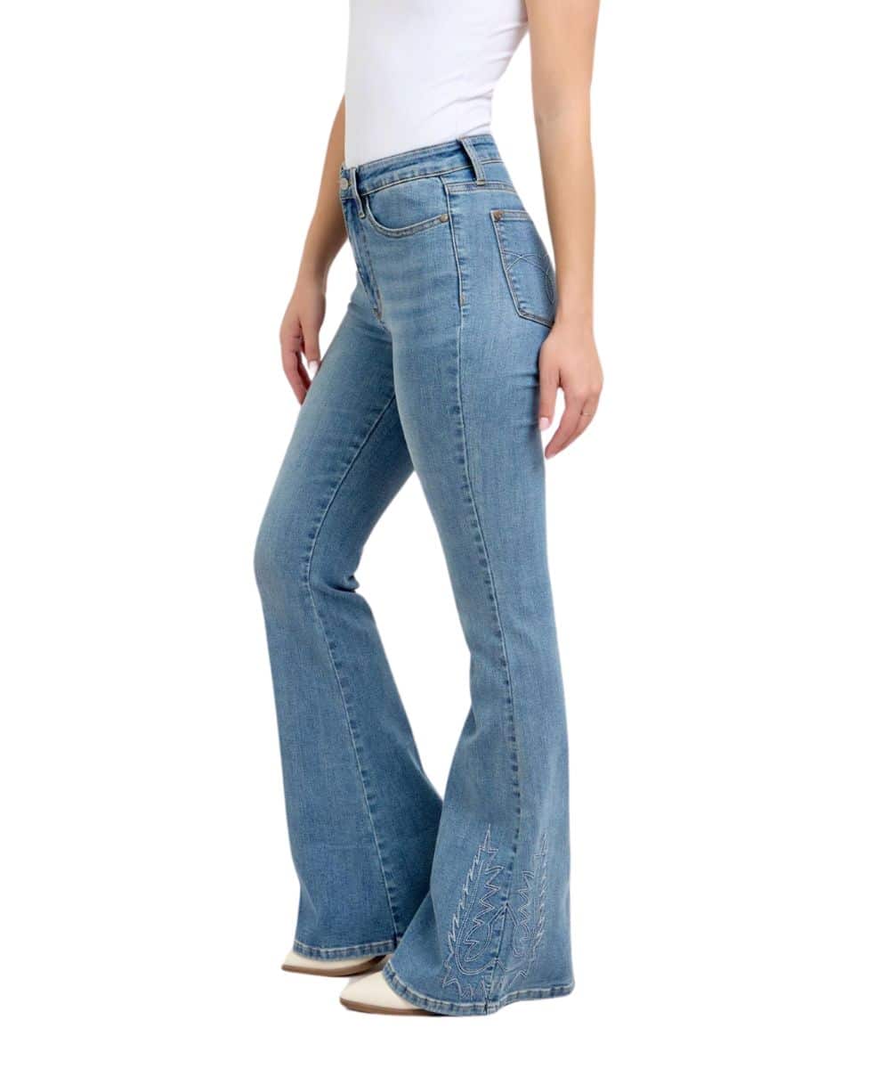 Judy Blue Women's High Rise Flare Jean - Image 3