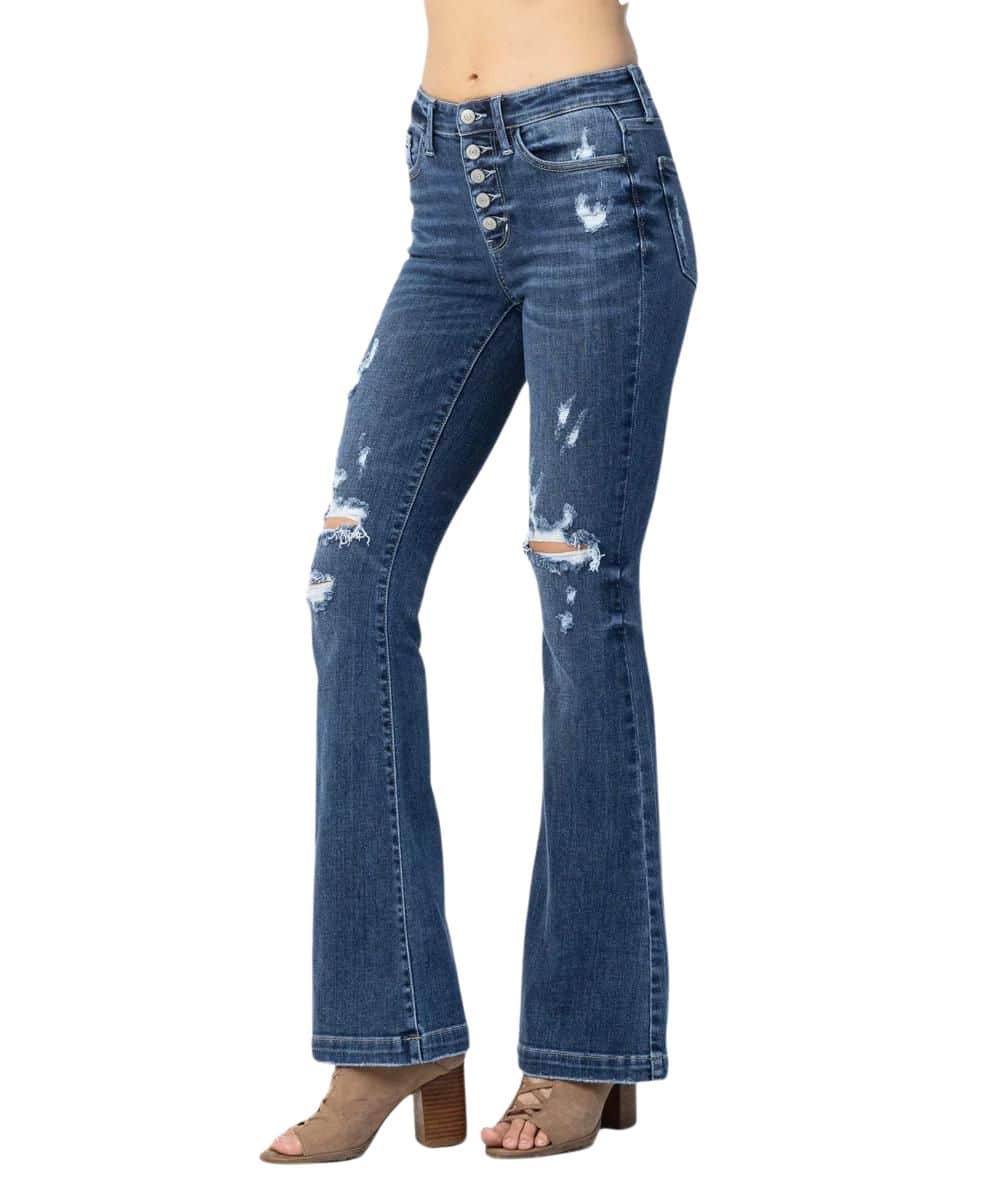 Judy Blue Women's High Rise Trouser Jean - Image 3