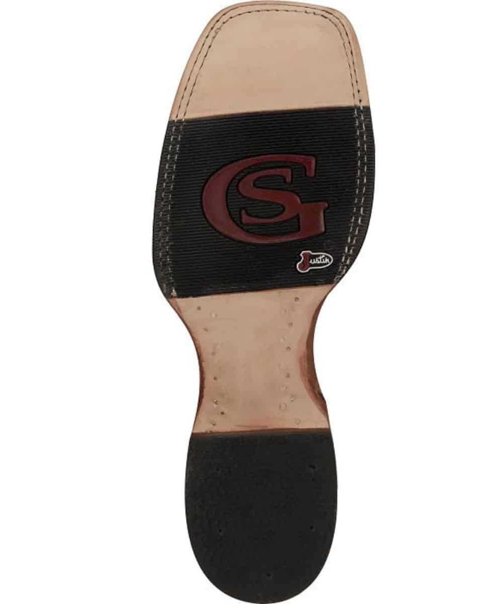 Justin Men's Caiman Haggard Boot - Image 4