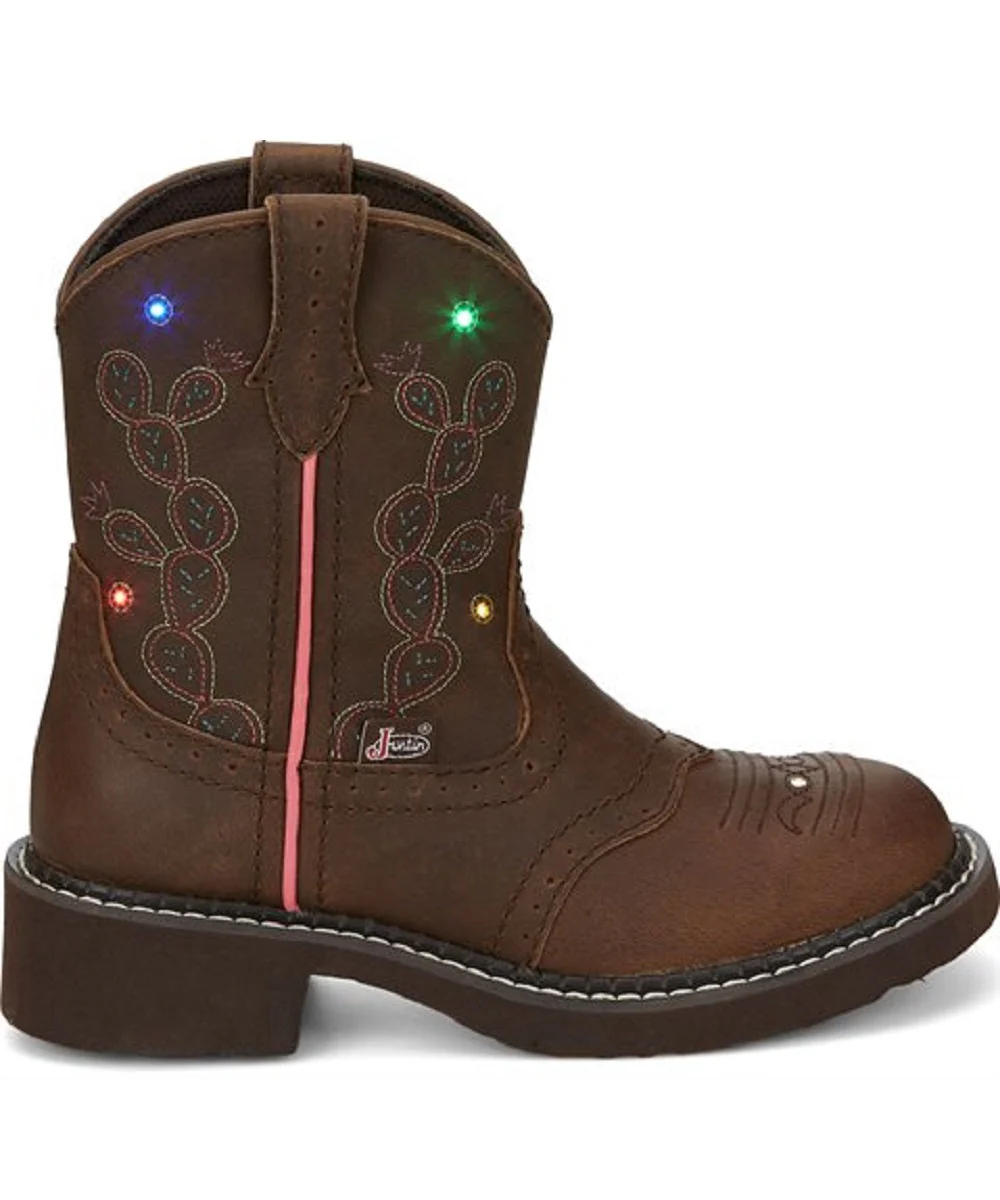Justin Girls' Glitzi Light Up Boot - Image 2