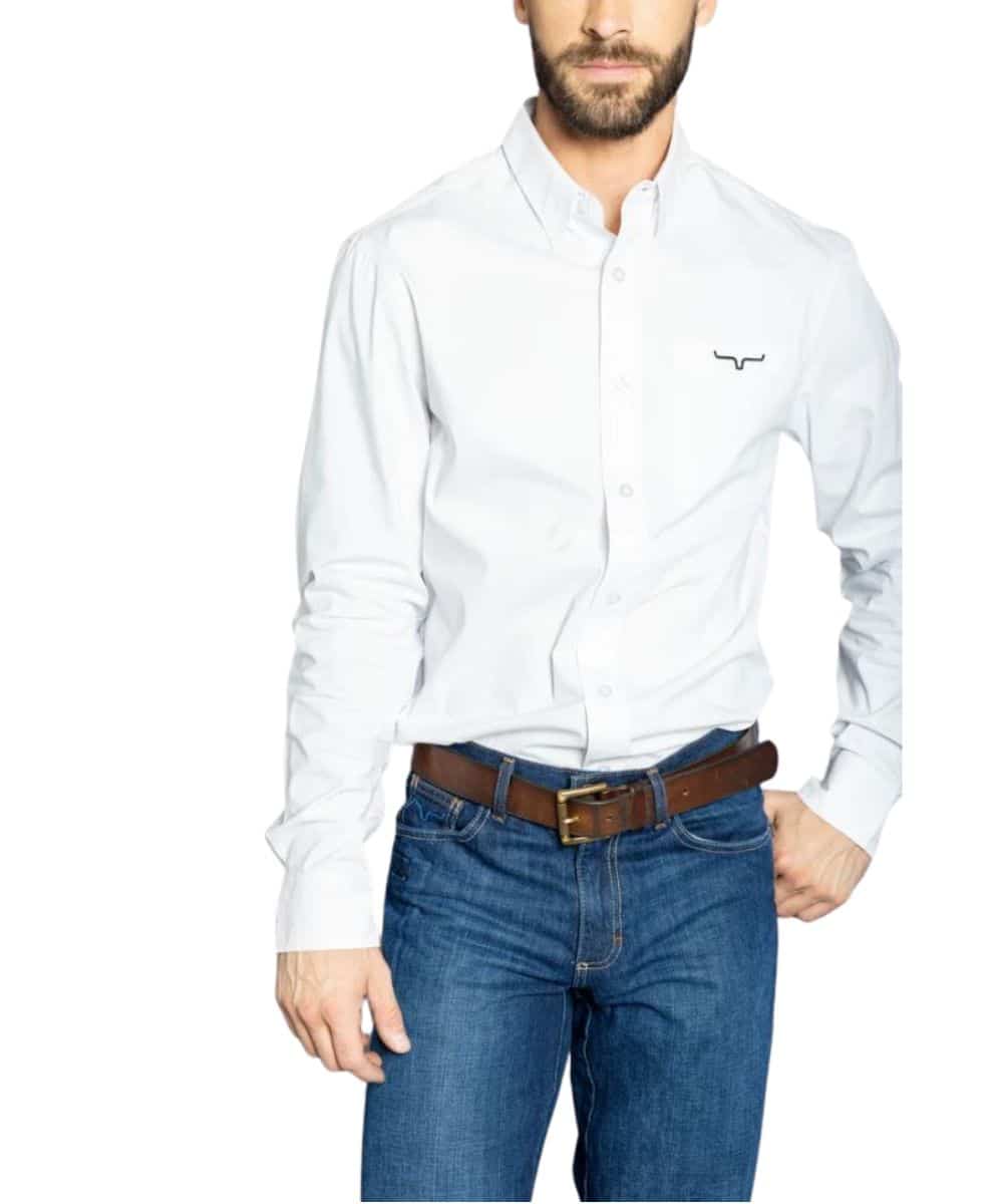 Kimes Ranch Men's KR Team Button Down Shirt - Image 3