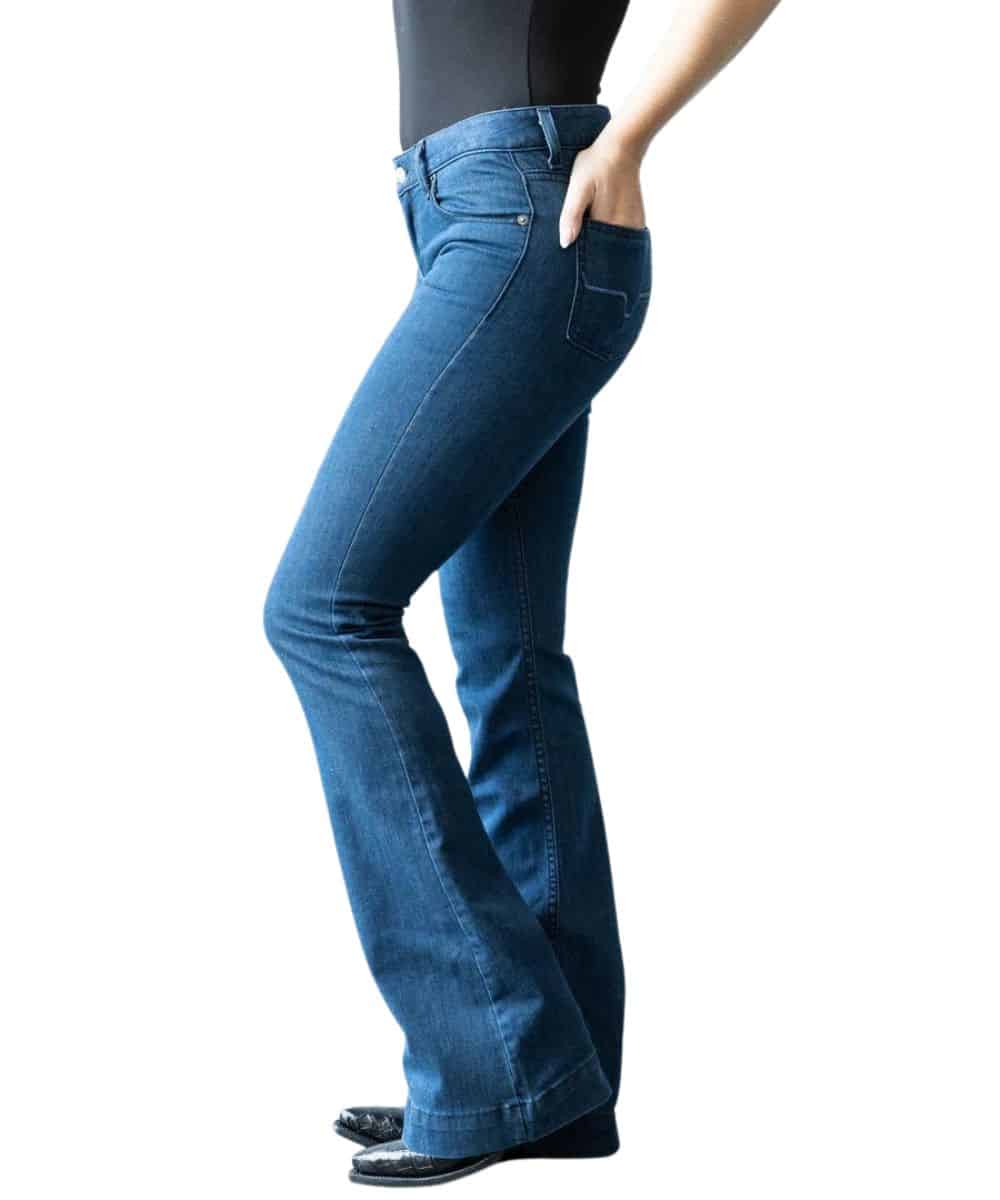 Kimes Ranch Women's Lola Dark WashTrouser Jean - Image 3