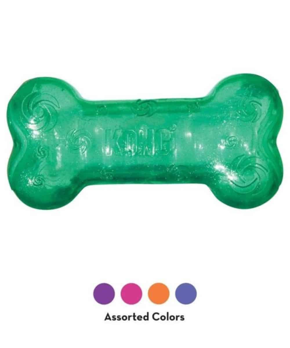 Kong Squeezz Crackle Dog Bone