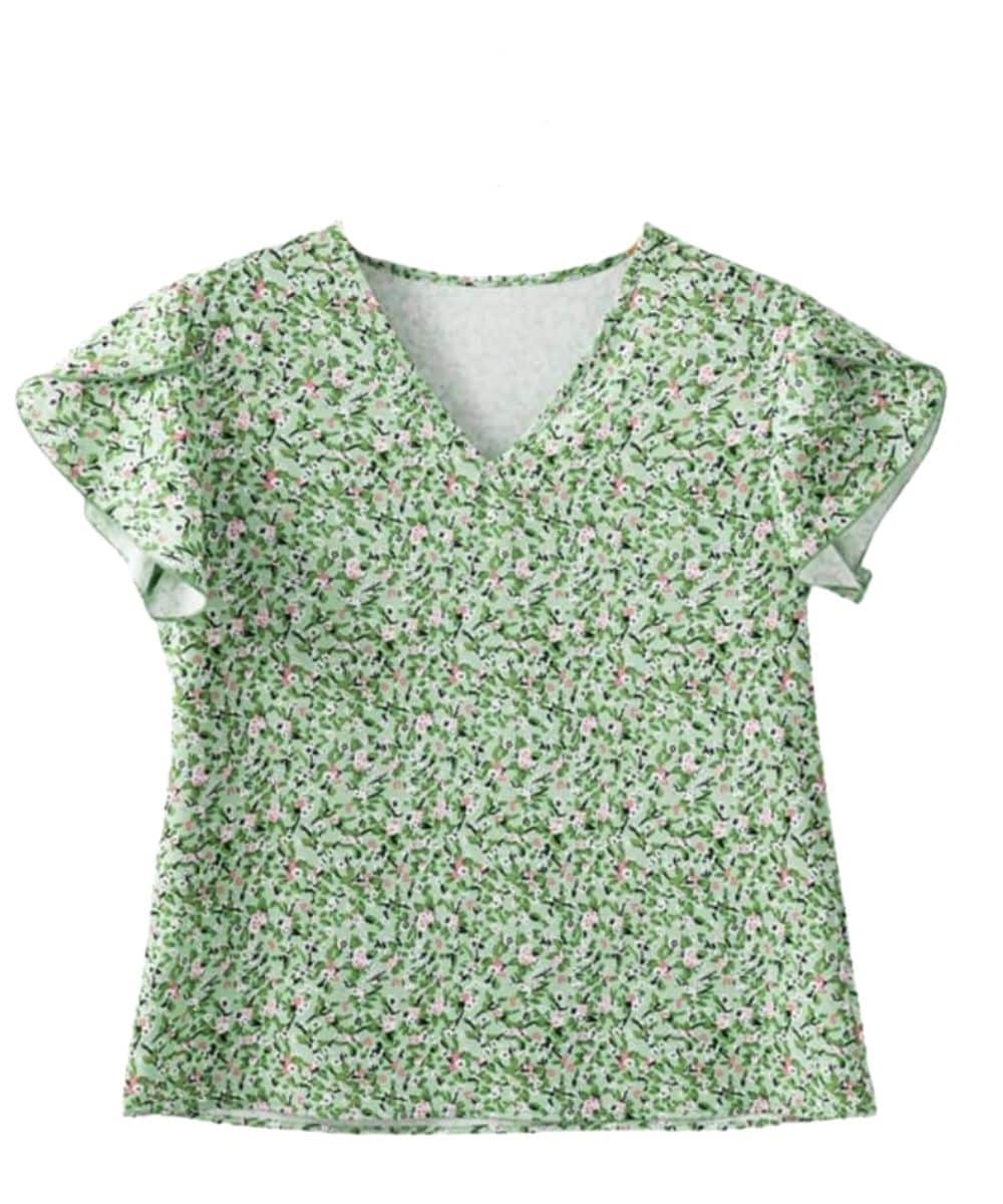 Lala Loo Women's Boho Floral Blouse - Image 3