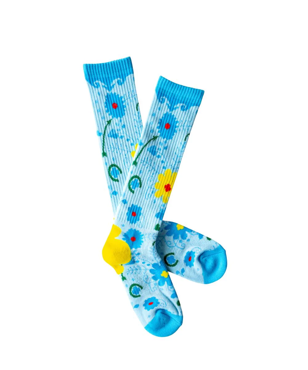 Lucky Chuck Cowgirl Buckaroo Performance Socks - Image 2