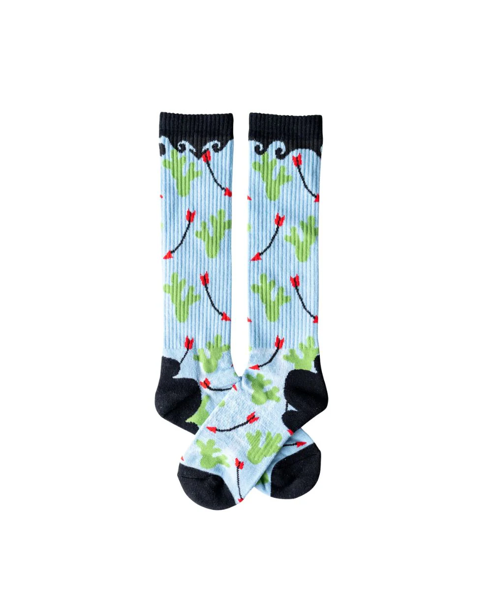Lucky Chuck Cowboy Compass Performance Socks - Image 2