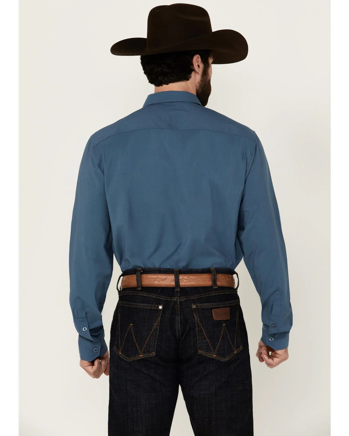 Kimes Ranch Mens Linville Slate Blue Dress Shirt - Image 4