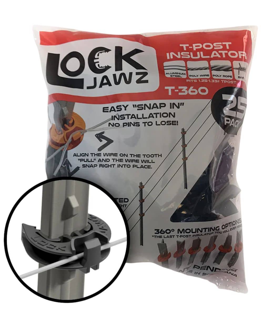 LockJawz T-360 T-Post Insulators - Image 2