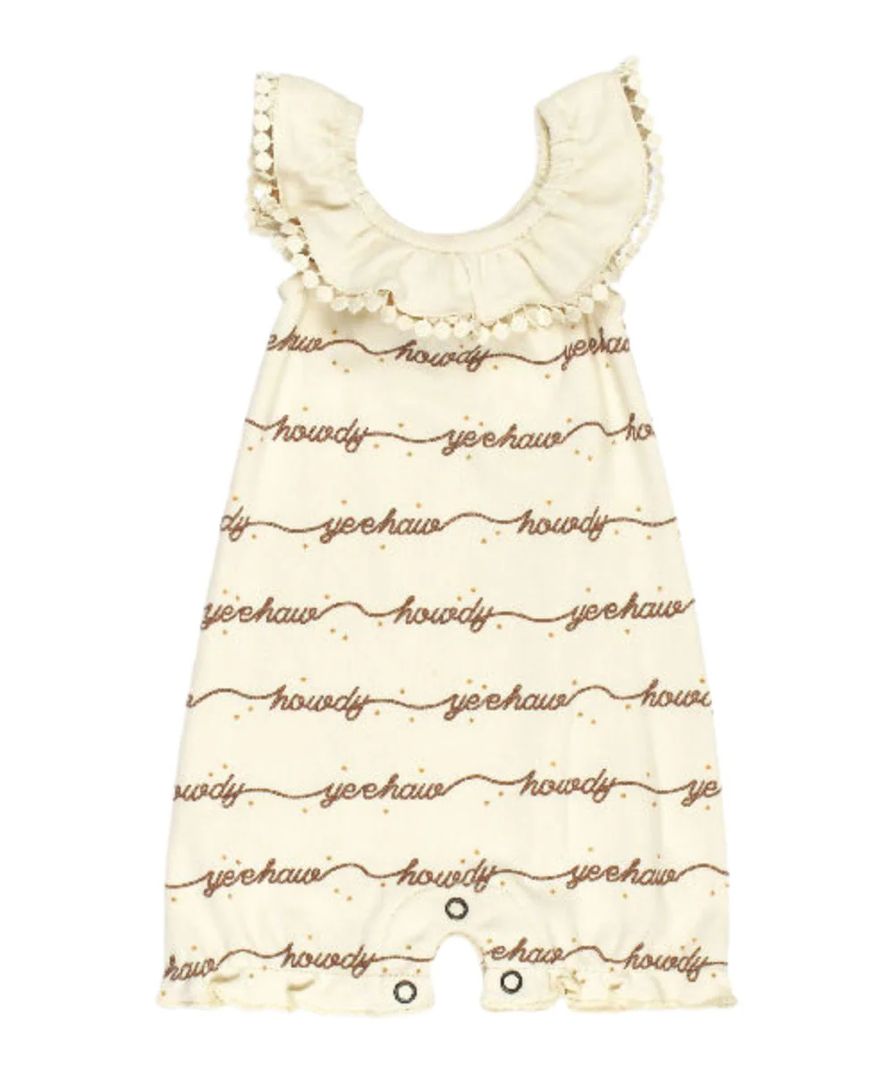 L'oved Baby Infant Girls' Howdy Bubble Romper - Image 2