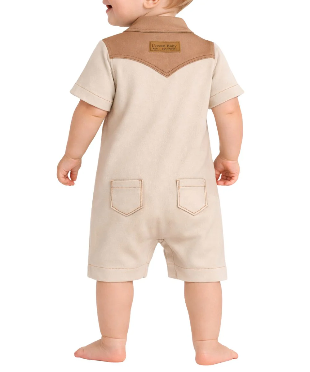 L'oved Baby Infant Boys' Western Coverall - Image 2