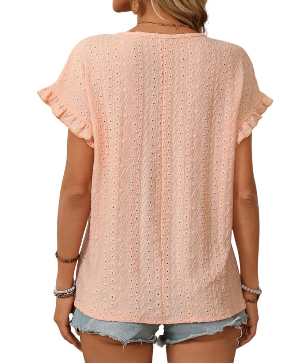 Lovesoft Women's Eyelet Blouse - Image 2