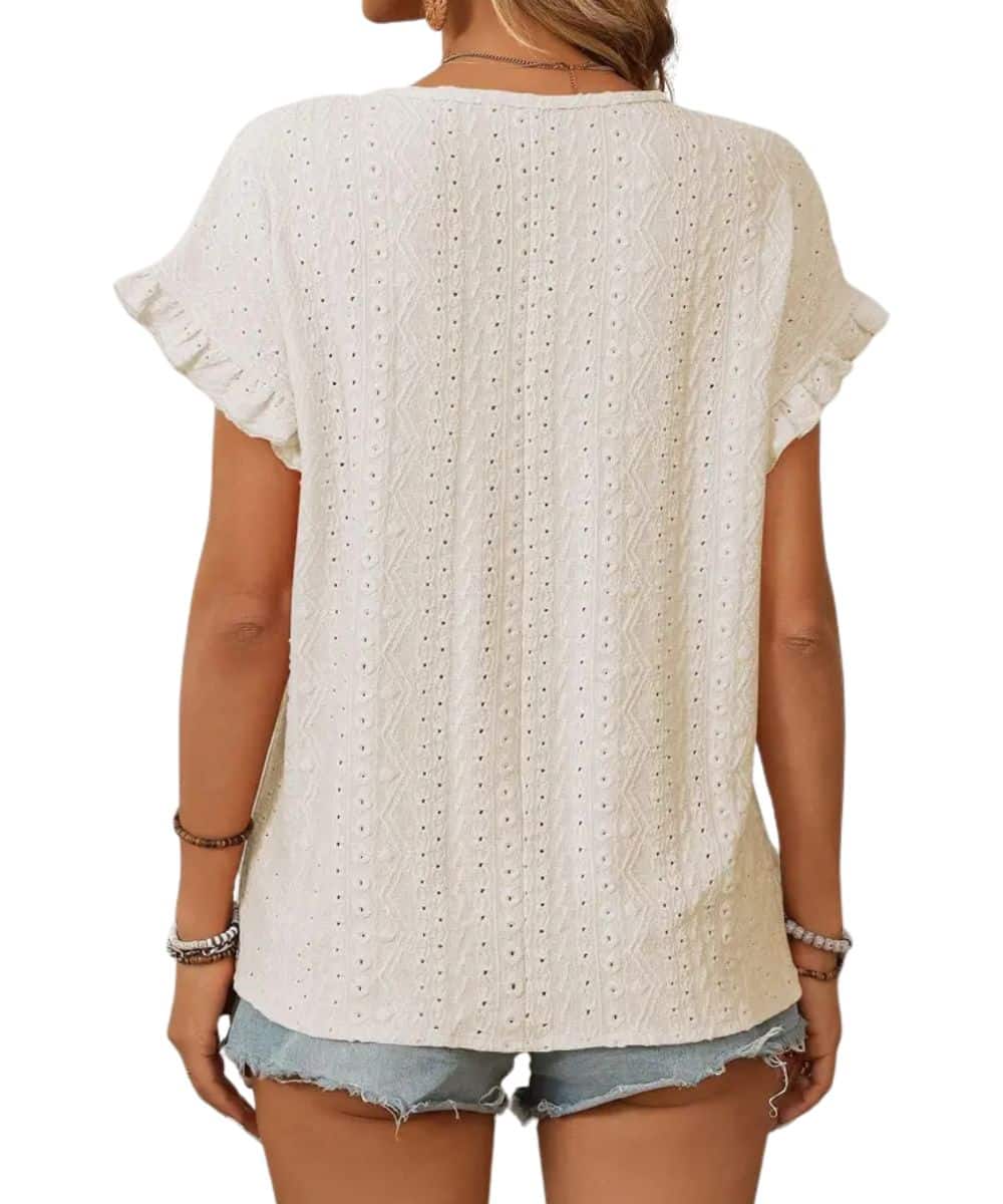Lovesoft Women's Eyelet Blouse - Image 2