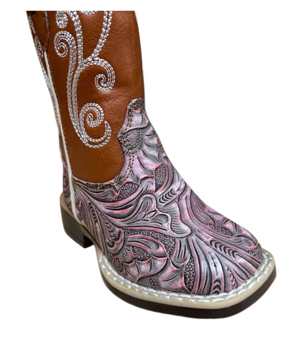 M&F Western Toddler Girls' Twister Elizabeth Boot - Image 2