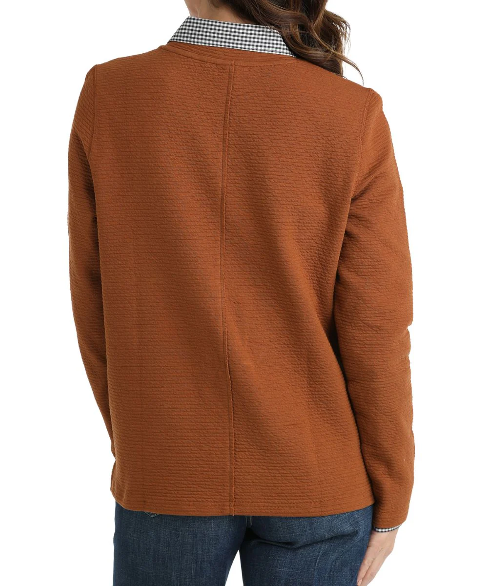 Cinch Women's Textured Pullover - Image 2