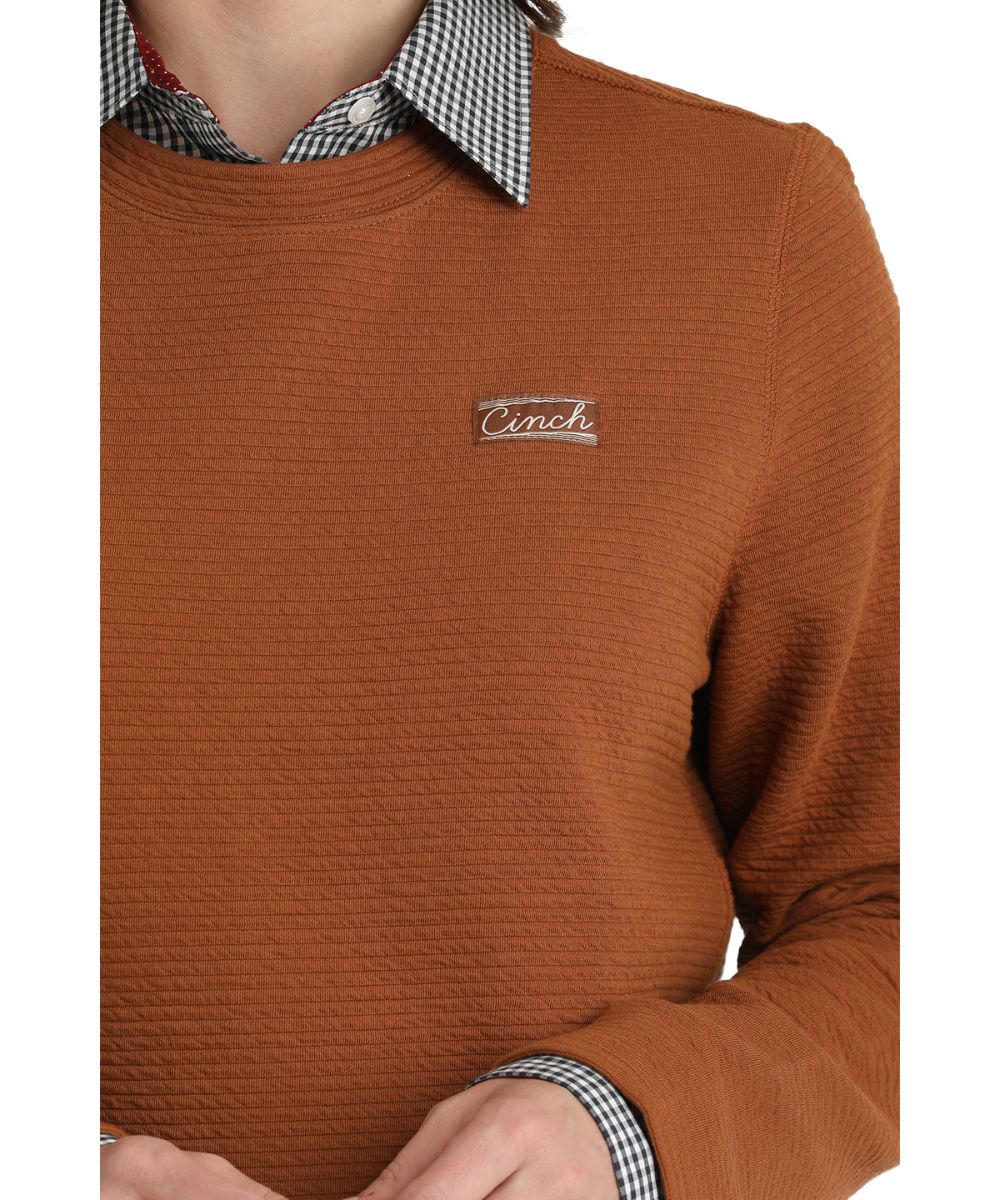 Cinch Women's Textured Pullover - Image 3