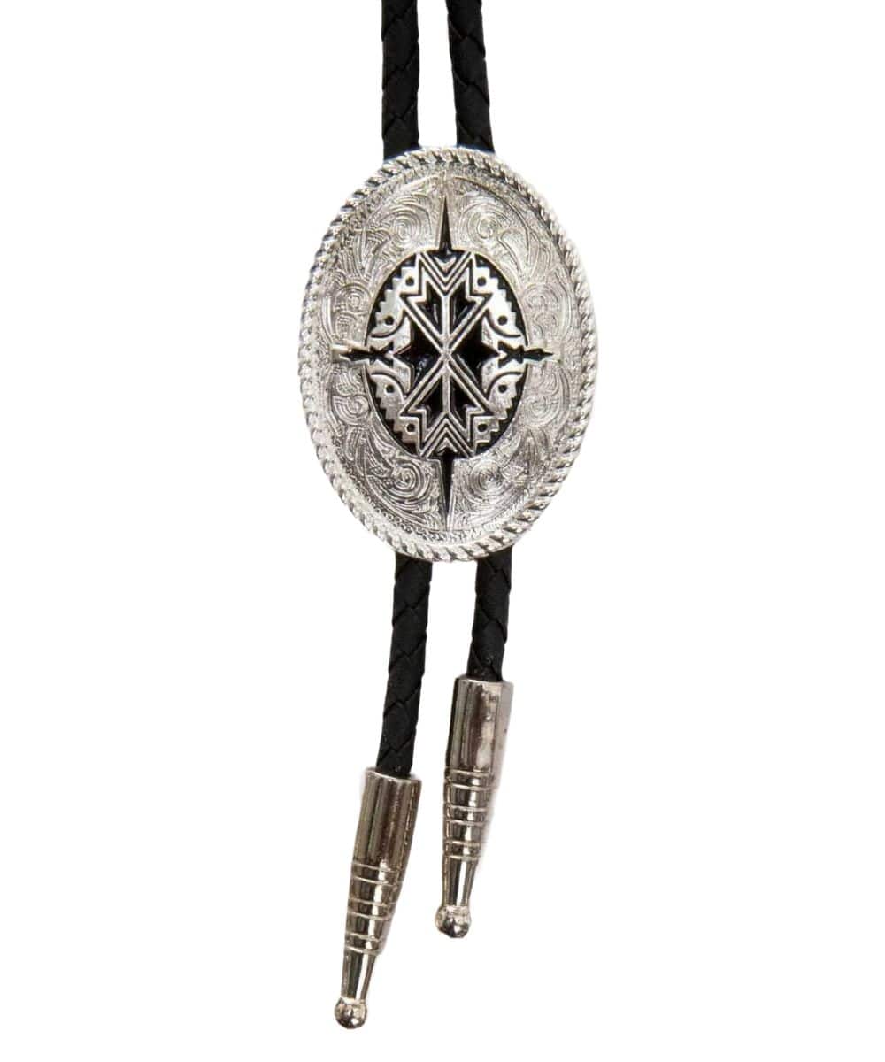 M&F Western Double S Western Bolo Tie - Image 2