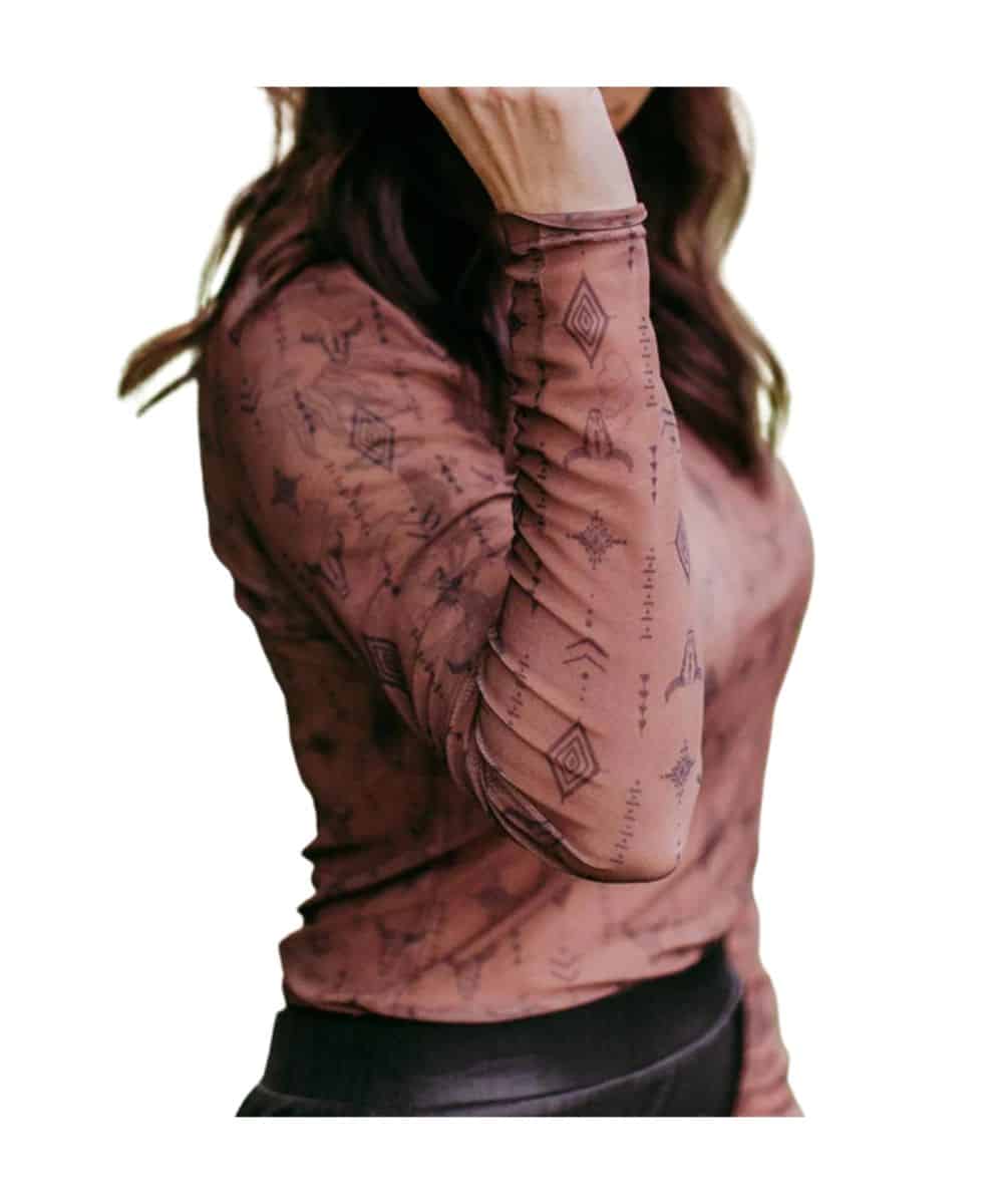 Merigold Kiss Women's Aztec Mesh Top - Image 2