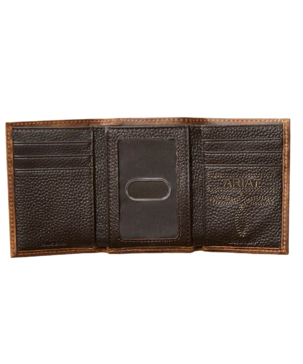 M&F Western Men's Ariat Trifold Wallet - Image 2