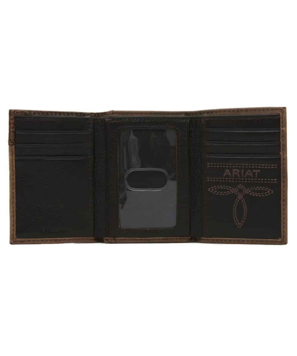 M&F Western Men's Ariat Premium Trifold Wallet - Image 2